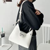 リボンモチーフワンハンドルPUホーボーバッグ | Outfitter lab | 詳細画像7 