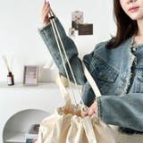 【A4サイズ対応】フリルトートバッグ | Outfitter lab | 詳細画像14 