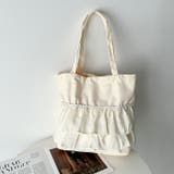 【A4サイズ対応】フリルトートバッグ | Outfitter lab | 詳細画像17 