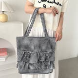 【A4サイズ対応】フリルトートバッグ | Outfitter lab | 詳細画像34 