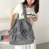 【A4サイズ対応】フリルトートバッグ | Outfitter lab | 詳細画像36 