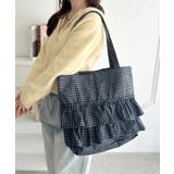 グレー系その他 | 【A4サイズ対応】フリルトートバッグ | Outfitter lab