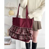 レッド系その他 | 【A4サイズ対応】フリルトートバッグ | Outfitter lab