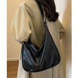 ブラック | ベルトビンテージライクショルダーバッグ | Outfitter lab