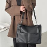 【A4サイズ対応】ダブルポケットPUトートバッグ | Outfitter lab | 詳細画像7 