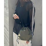 カーキ | ミリタリー巾着ショルダーバッグ | Outfitter lab