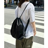 ブラック | 軽量メッシュポケットナップサック | Outfitter lab