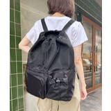 ブラック | 大容量メッシュデザインリュック | Outfitter lab