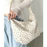 ブルー | 小花柄アジャスターショルダーバッグ | Outfitter lab