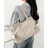 ベージュ | 【A4サイズ対応】ヴィンテージライクボストンバッグ | Outfitter lab