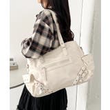 アイボリー | 【A4サイズ対応】ヴィンテージライクボストンバッグ | Outfitter lab