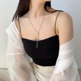 華奢ストラップカップ付キャミソール | Outfitter lab | 詳細画像12 