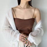 華奢ストラップカップ付キャミソール | Outfitter lab | 詳細画像18 