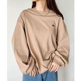 ベージュ | POLO CHAMPS / 袖ボリュームロンT | Outfitter lab