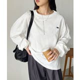 ホワイト | POLO CHAMPS / 袖ボリュームロンT | Outfitter lab