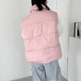 スタンドカラーフェイクダウンオーバーサイズベスト | Outfitter lab | 詳細画像16 