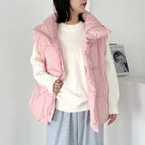 スタンドカラーフェイクダウンオーバーサイズベスト | Outfitter lab | 詳細画像17 