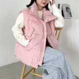 スタンドカラーフェイクダウンオーバーサイズベスト | Outfitter lab | 詳細画像19 