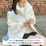 スタンドカラーフェイクダウンオーバーサイズベスト | Outfitter lab | 詳細画像3