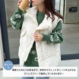 スタンドカラーフェイクダウンオーバーサイズベスト | Outfitter lab | 詳細画像4