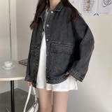ビッグサイズデニムジャケットブルゾン | Outfitter lab | 詳細画像6 
