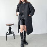 キルティングノーカラーコート | Outfitter lab | 詳細画像10 