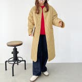 キルティングノーカラーコート | Outfitter lab | 詳細画像16 