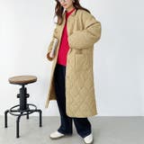 キルティングノーカラーコート | Outfitter lab | 詳細画像17 