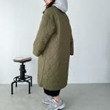 キルティングノーカラーコート | Outfitter lab | 詳細画像22 