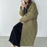 キルティングノーカラーコート | Outfitter lab | 詳細画像24 