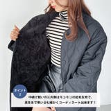 キルティングノーカラーコート | Outfitter lab | 詳細画像3 
