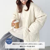 キルティングノーカラーコート | Outfitter lab | 詳細画像4 