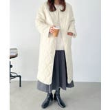 アイボリー | キルティングノーカラーコート | Outfitter lab