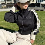 ラインショート丈トラックジャケット | Outfitter lab | 詳細画像12 