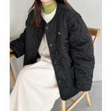 ブラック | POLO CHAMPS/ポロチャンプス 別注 マルチウェイボアキルトジャケット | Outfitter lab