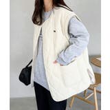 アイボリー | POLO CHAMPS/ポロチャンプス 別注 マルチウェイボアキルトジャケット | Outfitter lab