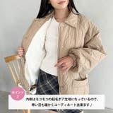 裏ボアオーバーサイズキルティングジャケット/中綿コート | Outfitter lab | 詳細画像3 