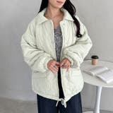 裏ボアオーバーサイズキルティングジャケット/中綿コート | Outfitter lab | 詳細画像34 