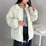 裏ボアオーバーサイズキルティングジャケット/中綿コート | Outfitter lab | 詳細画像36 