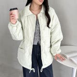 裏ボアオーバーサイズキルティングジャケット/中綿コート | Outfitter lab | 詳細画像37