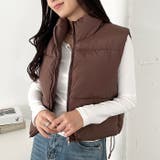 ショート丈ファスナー中綿ダウンベスト | Outfitter lab | 詳細画像15 