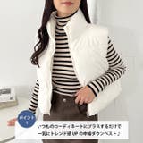 ショート丈ファスナー中綿ダウンベスト | Outfitter lab | 詳細画像2 