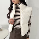 ショート丈ファスナー中綿ダウンベスト | Outfitter lab | 詳細画像6 