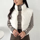 ショート丈ファスナー中綿ダウンベスト | Outfitter lab | 詳細画像7 