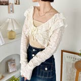 ラッフルフリルクロップド丈レースボレロ | Outfitter lab | 詳細画像11 