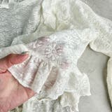 ラッフルフリルクロップド丈レースボレロ | Outfitter lab | 詳細画像15 