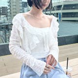 ラッフルフリルクロップド丈レースボレロ | Outfitter lab | 詳細画像7 
