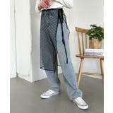 ドットフラワーシアーレイヤード巻きスカート | Outfitter lab | 詳細画像9