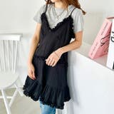 フリルデザイン レイヤードキャミチュニック/ワンピース | Outfitter lab | 詳細画像12 