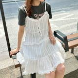 フリルデザイン レイヤードキャミチュニック/ワンピース | Outfitter lab | 詳細画像8 